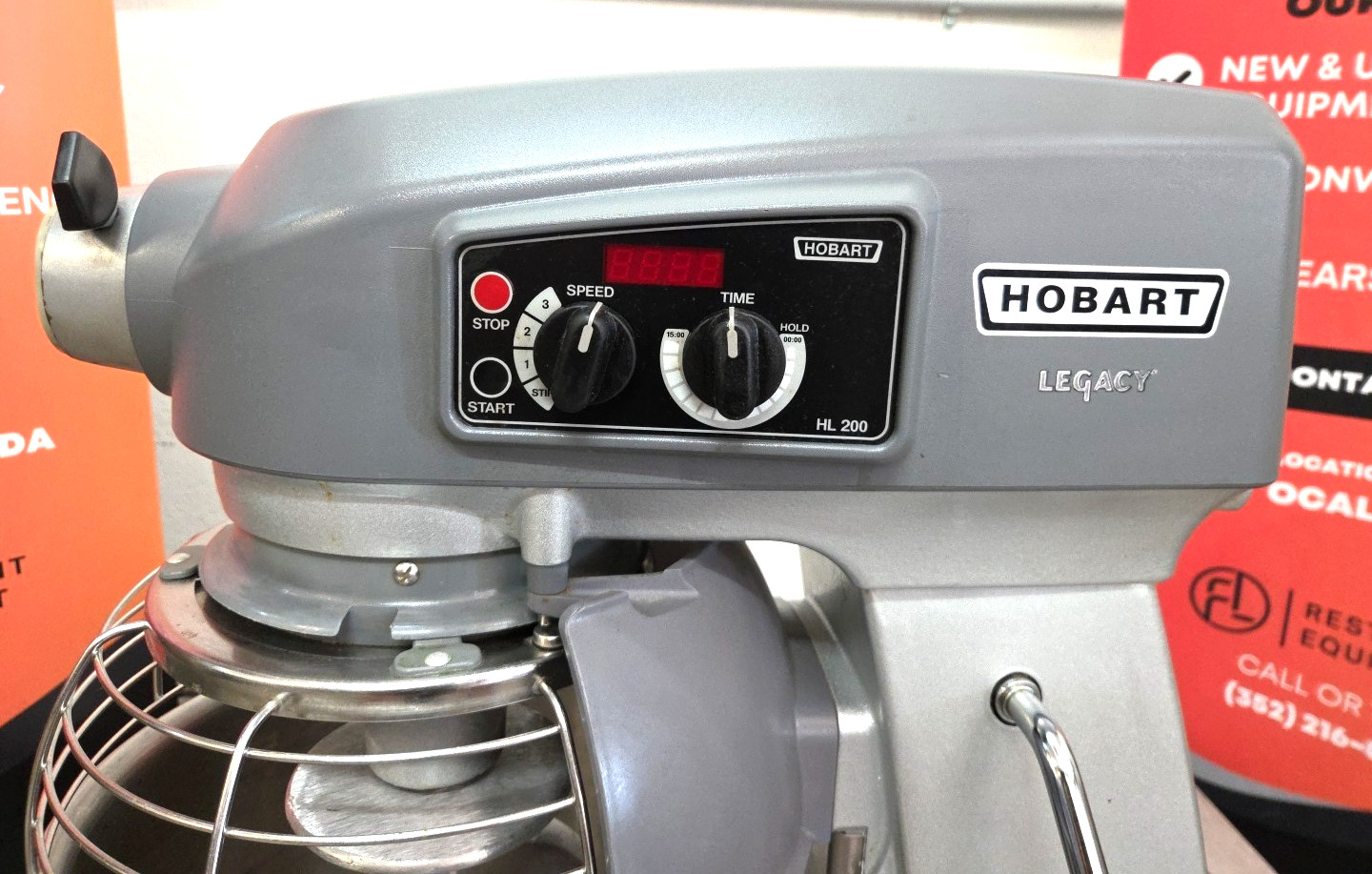 HOBART Mixer HL200 20 Quart With NEW HOOK/BOWL – 1/2 HP – Watch Running Video!