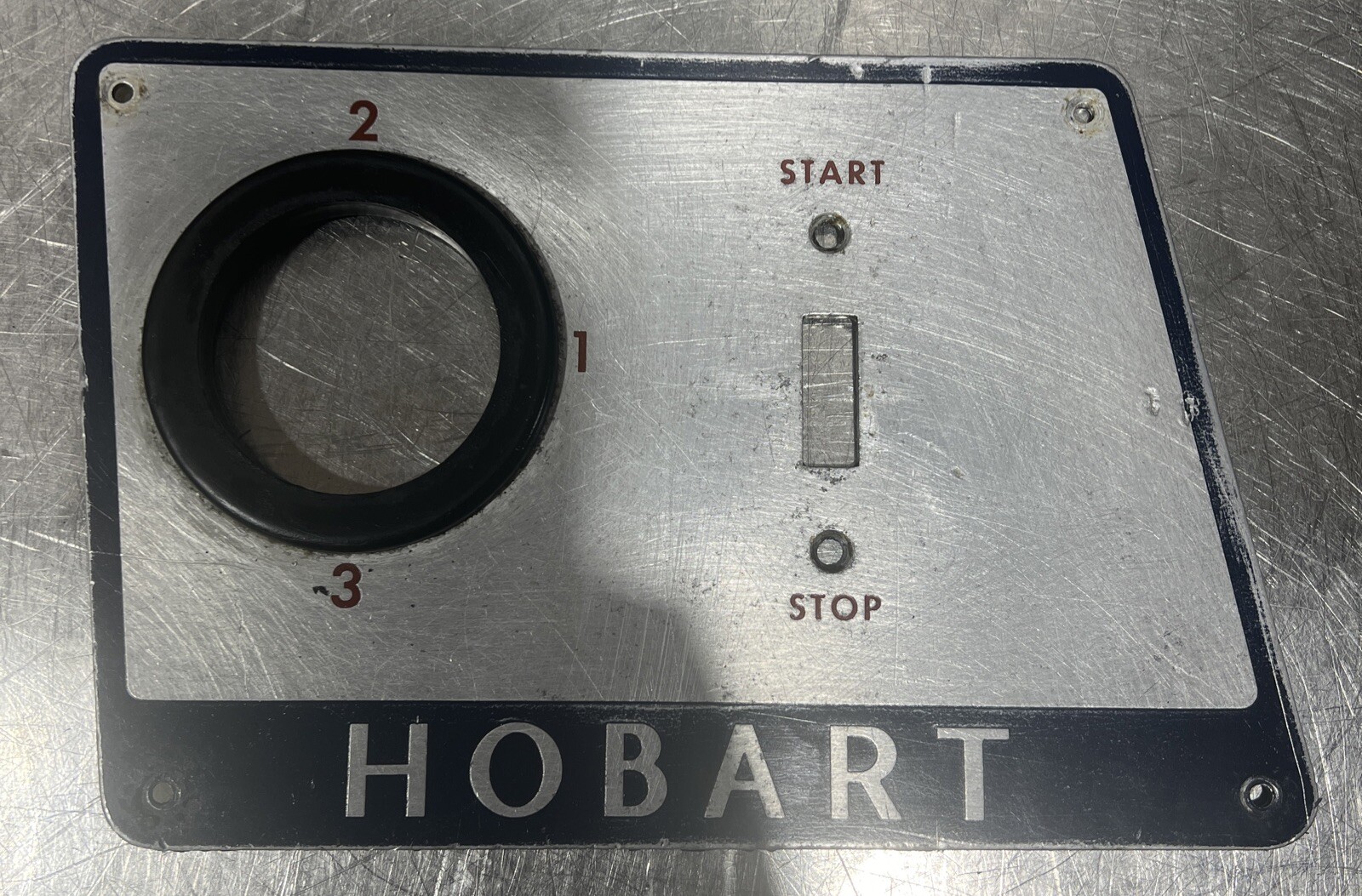 Genuine Hobart Model D-300 30 Qt Commercial Mixer Selector Switch Face Plate