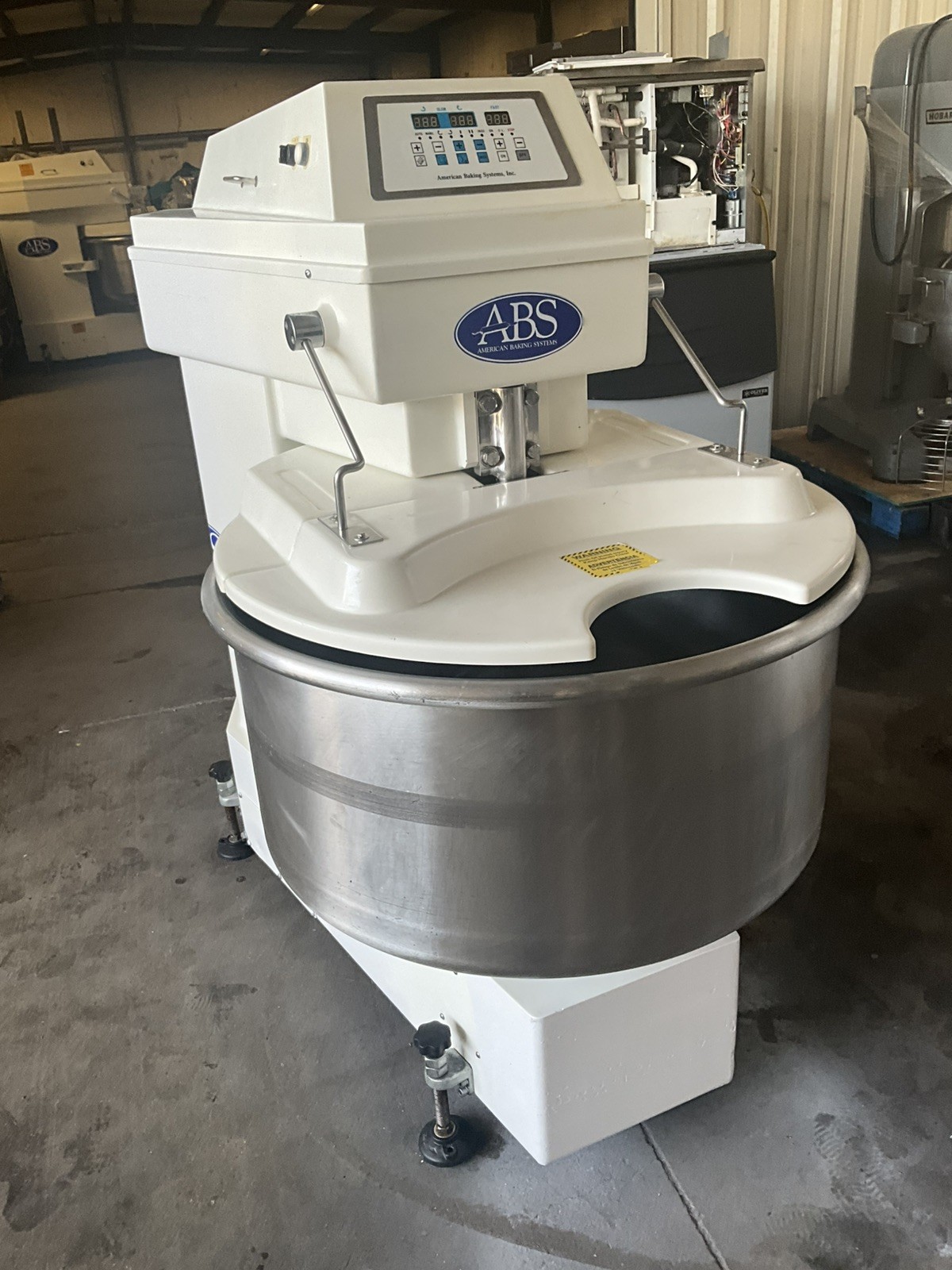 American Baking Systems 200qt SPIRAL DOUGH MIXER SM-200 BAKERY 2 SPEED ABS E