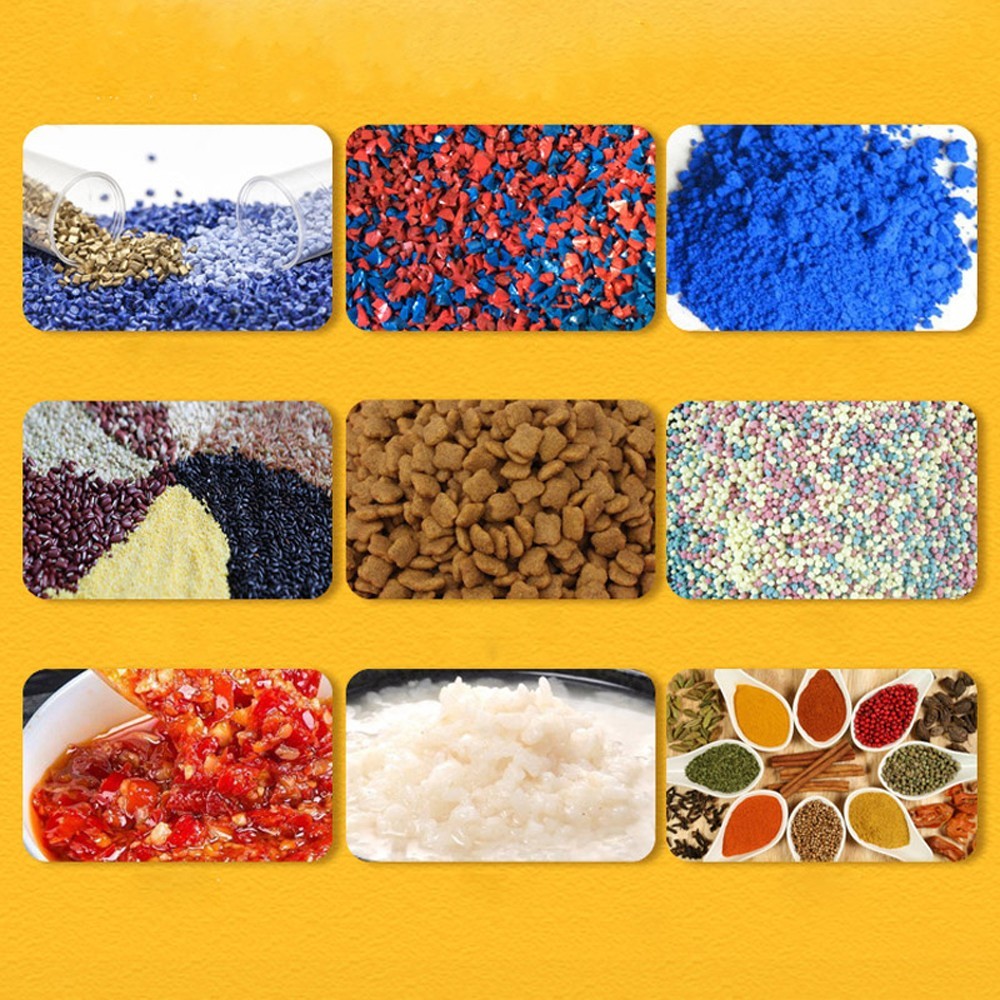 220V 1PH 4KW Stainless Steel Industrial Blender Mixer Vertical Color Mixer 100KG