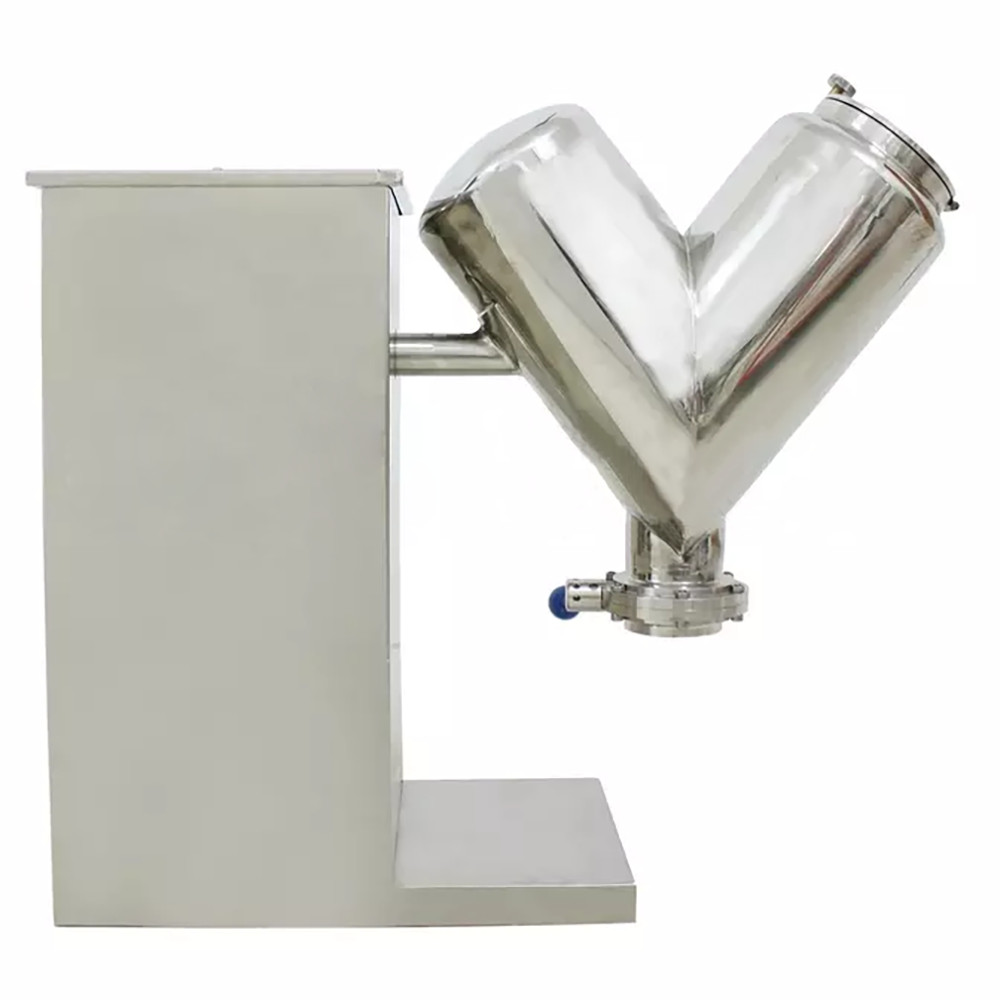 14L Powder Mixing Machine Particle Blending V-Shape Equipment Food Blender Mixer