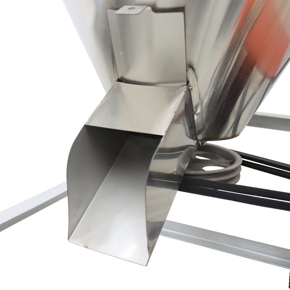 Feed Pellet Mixing Machine Stainless Steel Hooper Blender Movable 165lbs
