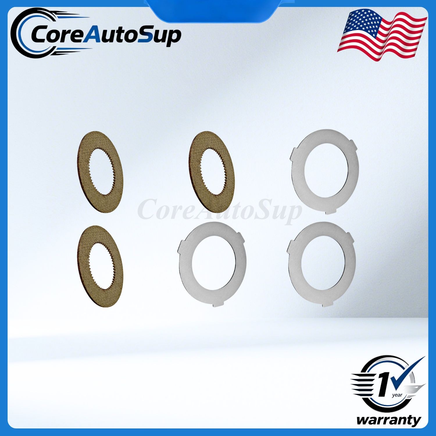 For Hobart Mixer M802 & V1401 873117 064432 6PCS Inner+Outer Clutch Disc Kit