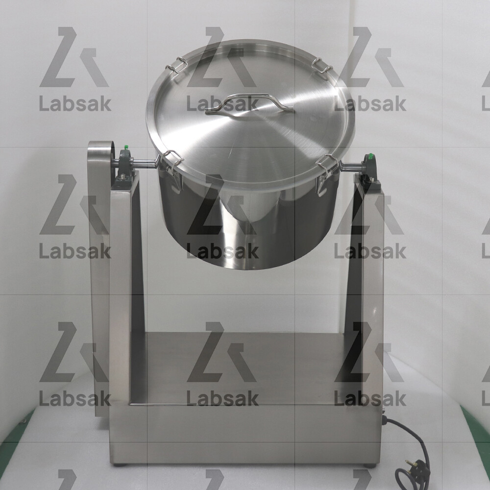 Stainless Steel Electric Dry Powder Mixer Chemical Food Blender Machine 5-20KG