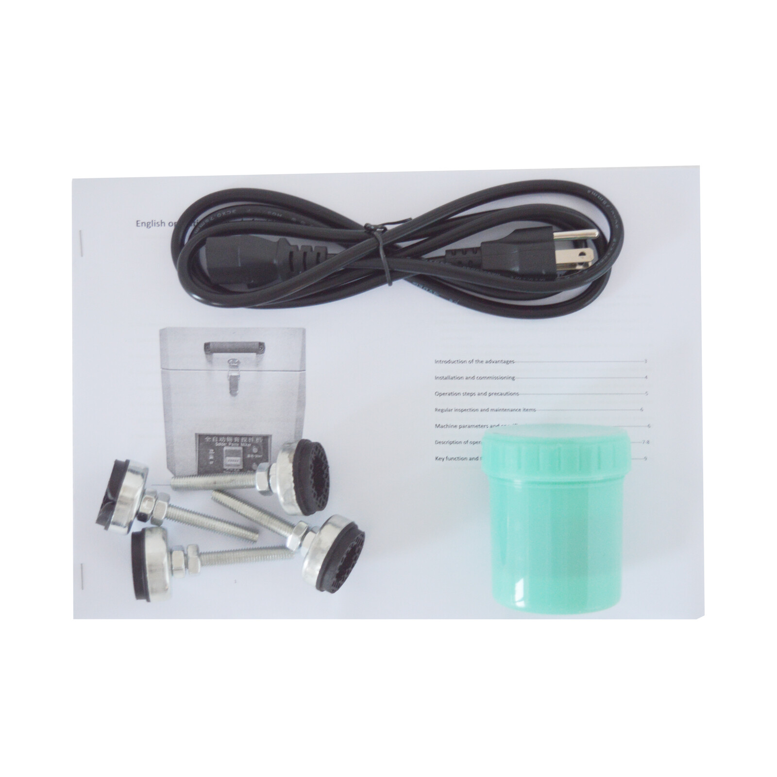 110V 60W Automatic Solder Paste Mixer Microcomputer Electric Mixing Equipment
