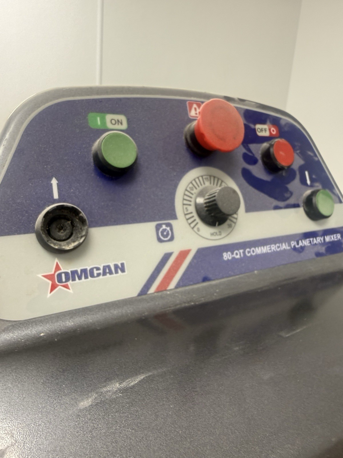 Omcan MC80 80 Qt Commercial Planetary Mixer, Variable Speed Floor Model