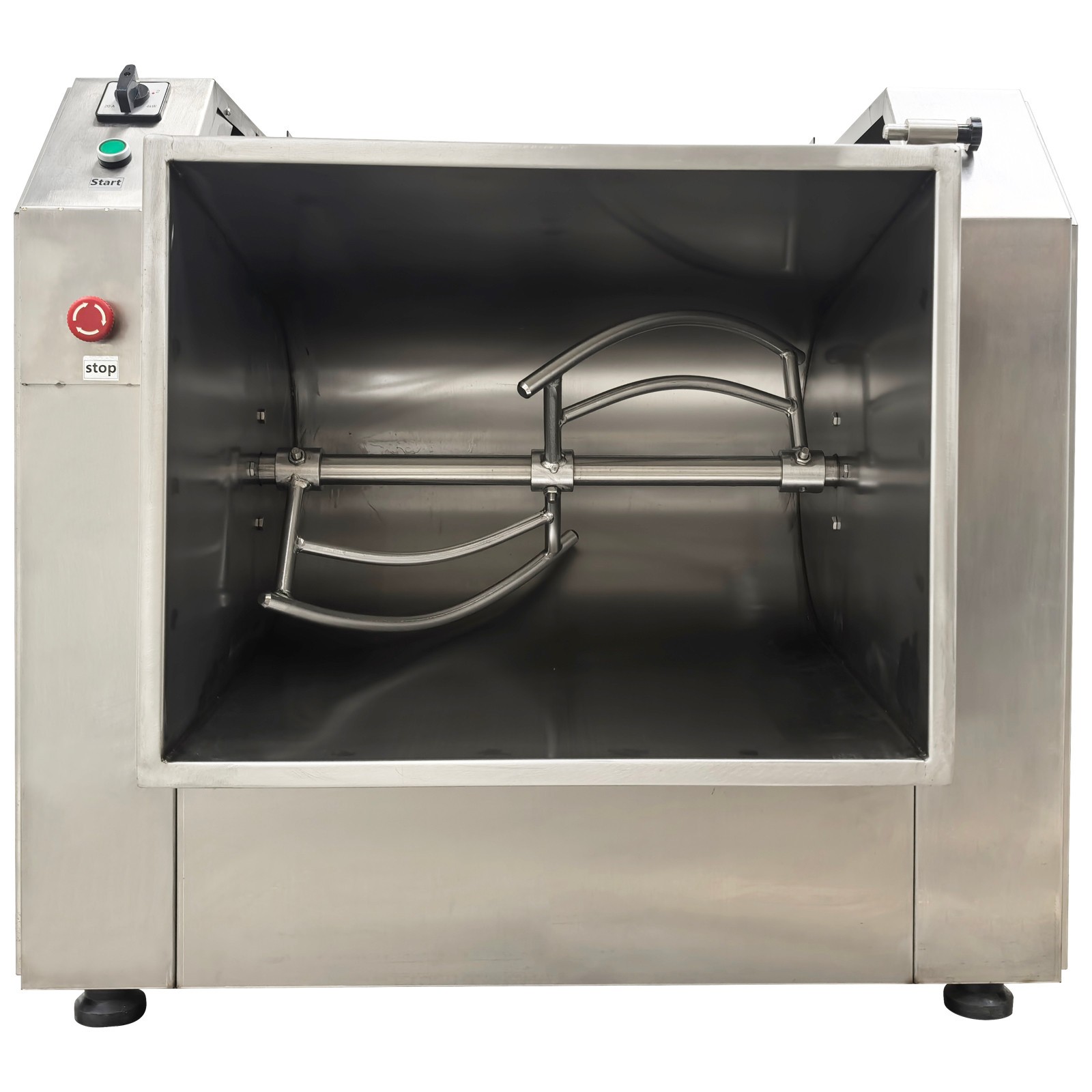 75L Commercial Electric Dough Mixer No Plug 220V 3-Phase Stuffing Mixing Machine