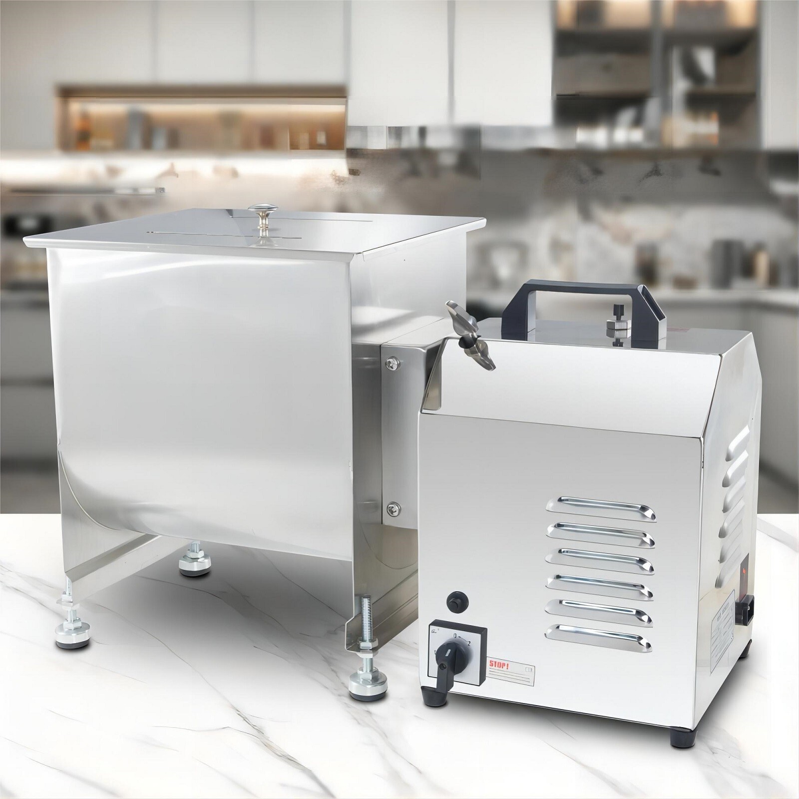 Clivia Electric 15 Pound/7.5 Liter Commercial Sausage Mixer with Motor Machine
