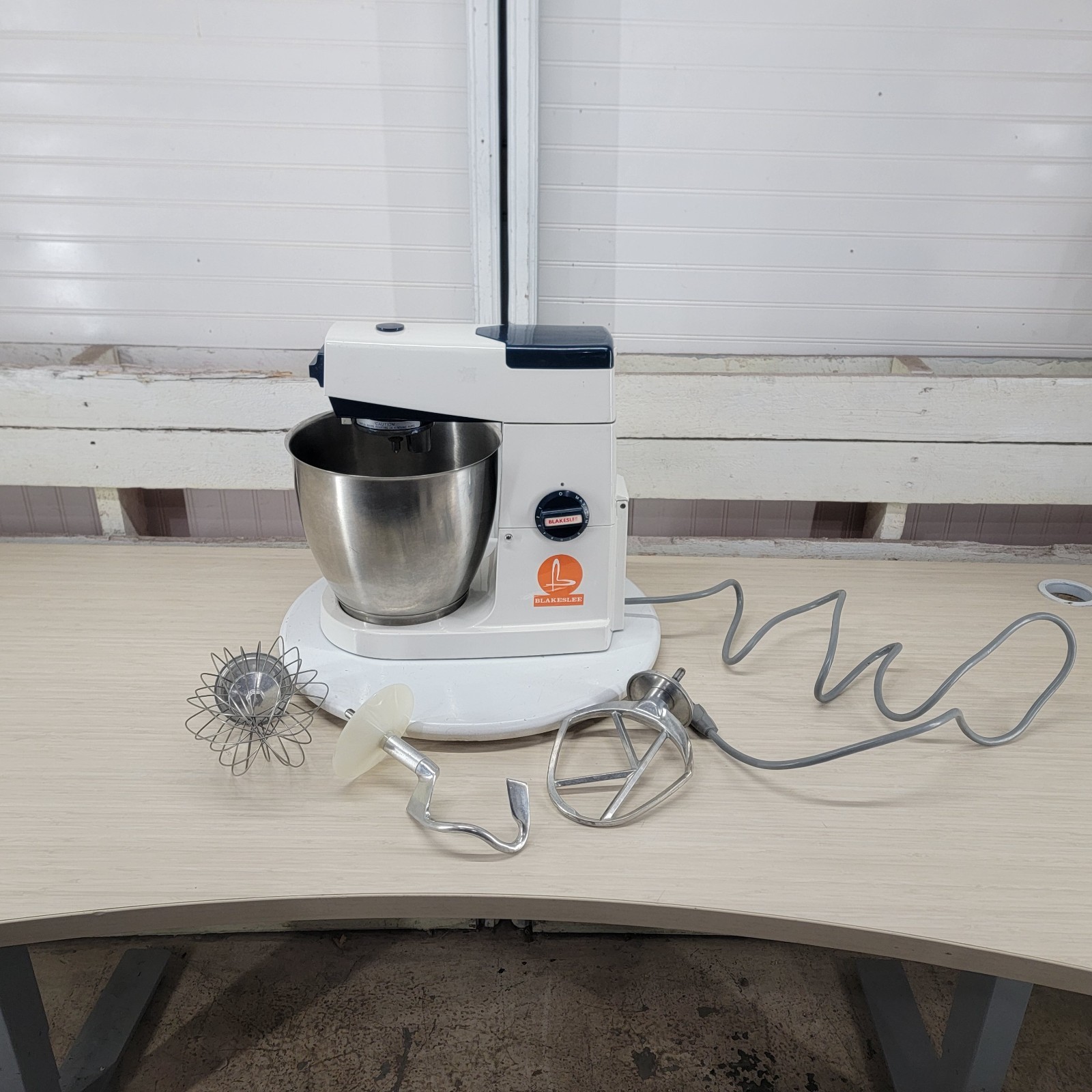 Blakeslee Commercial Countertop Mixer w/ Bowl & Attachments Tested Works