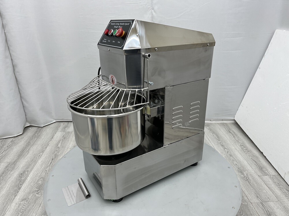20L Dough Mixer110V Dough Spiral Mixer Bakery Flour Mixing Machine 304 SS US