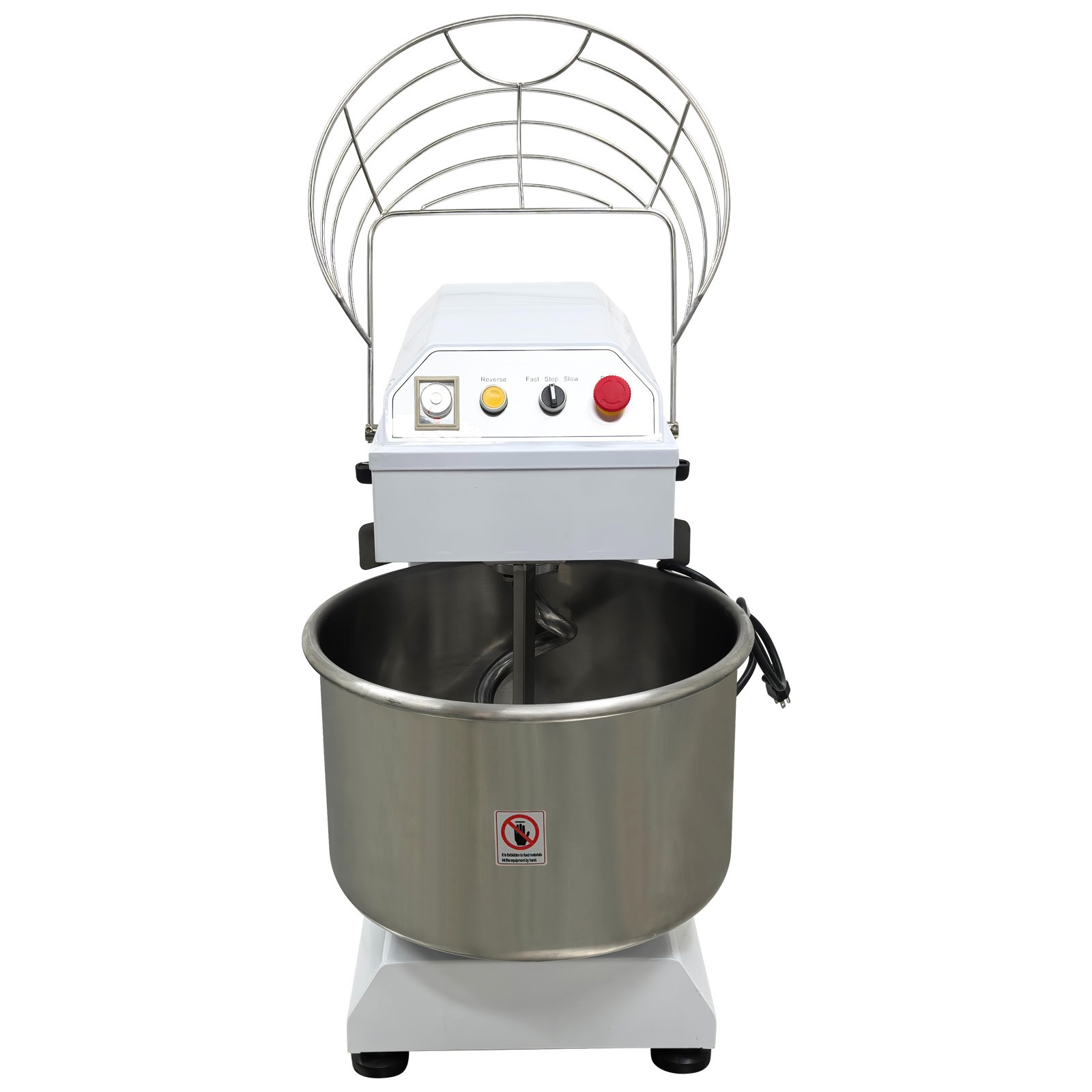 40L Double-Acting Double-Speed Dough Mixer Flour Kneading Machine Bakeries 110V