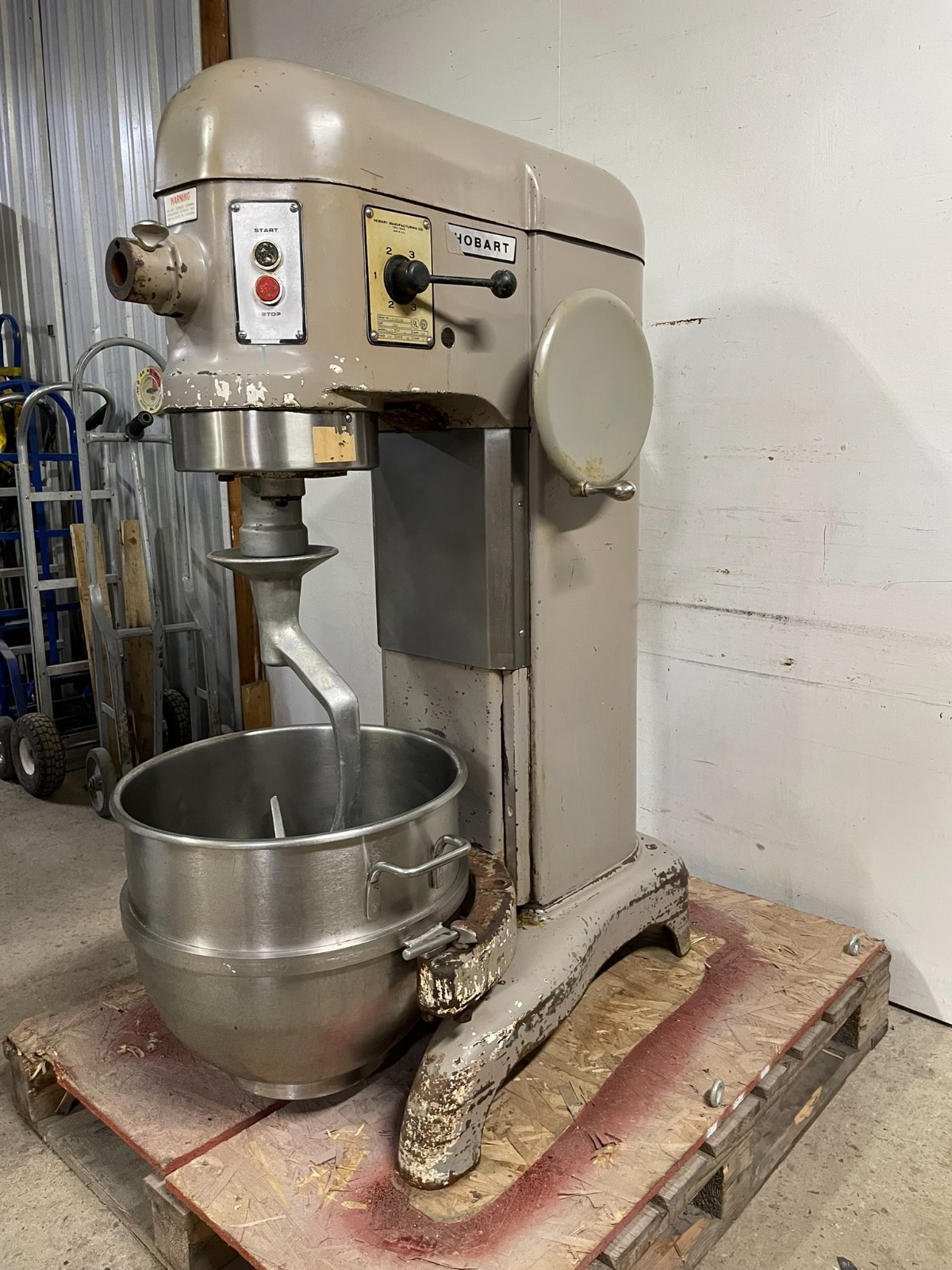 Hobart H600 60 Quart Mixer With Single Phase Converter