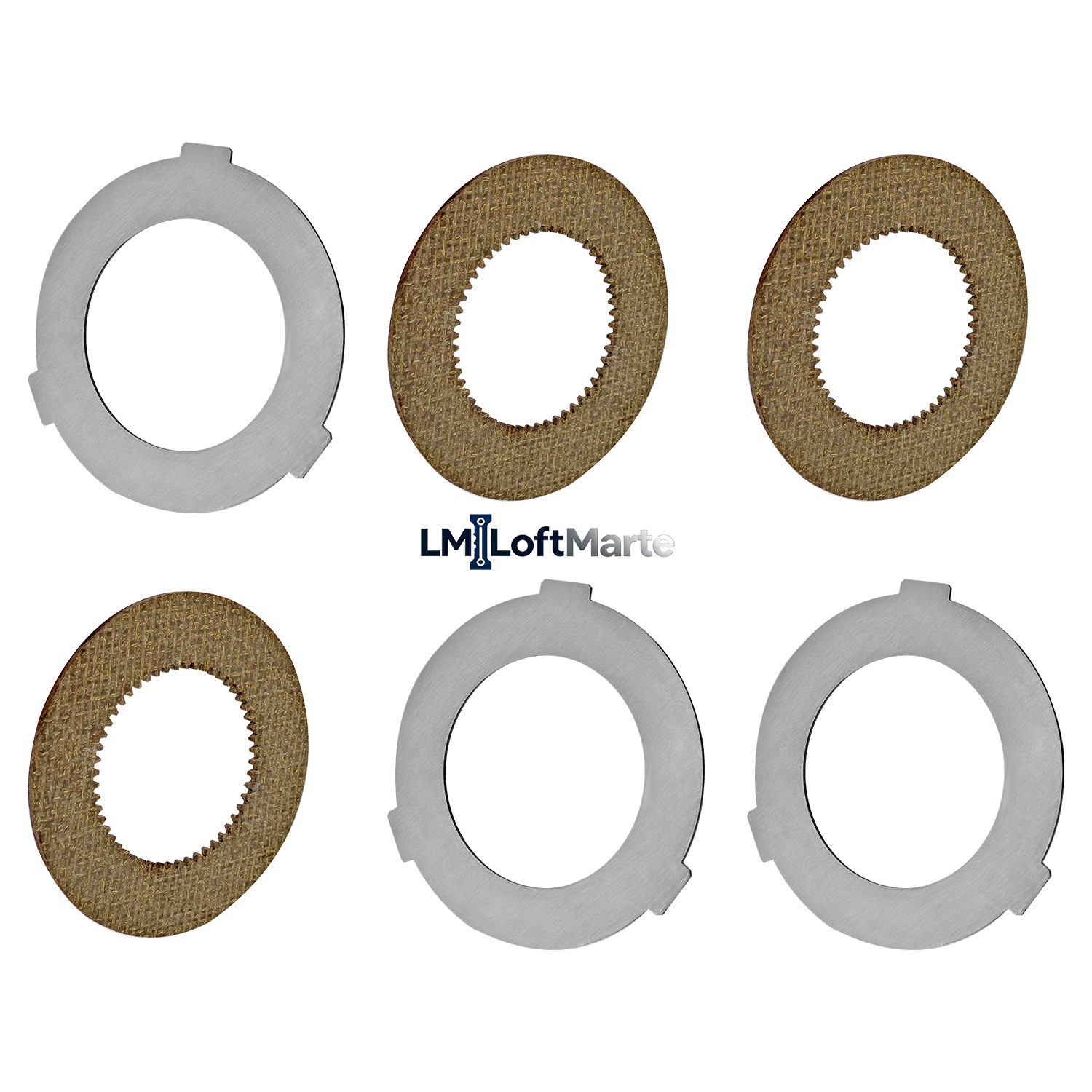 873117 064432 6PCS Inner+Outer Clutch Disc Kit Fit For Hobart Mixer M802 & V1401