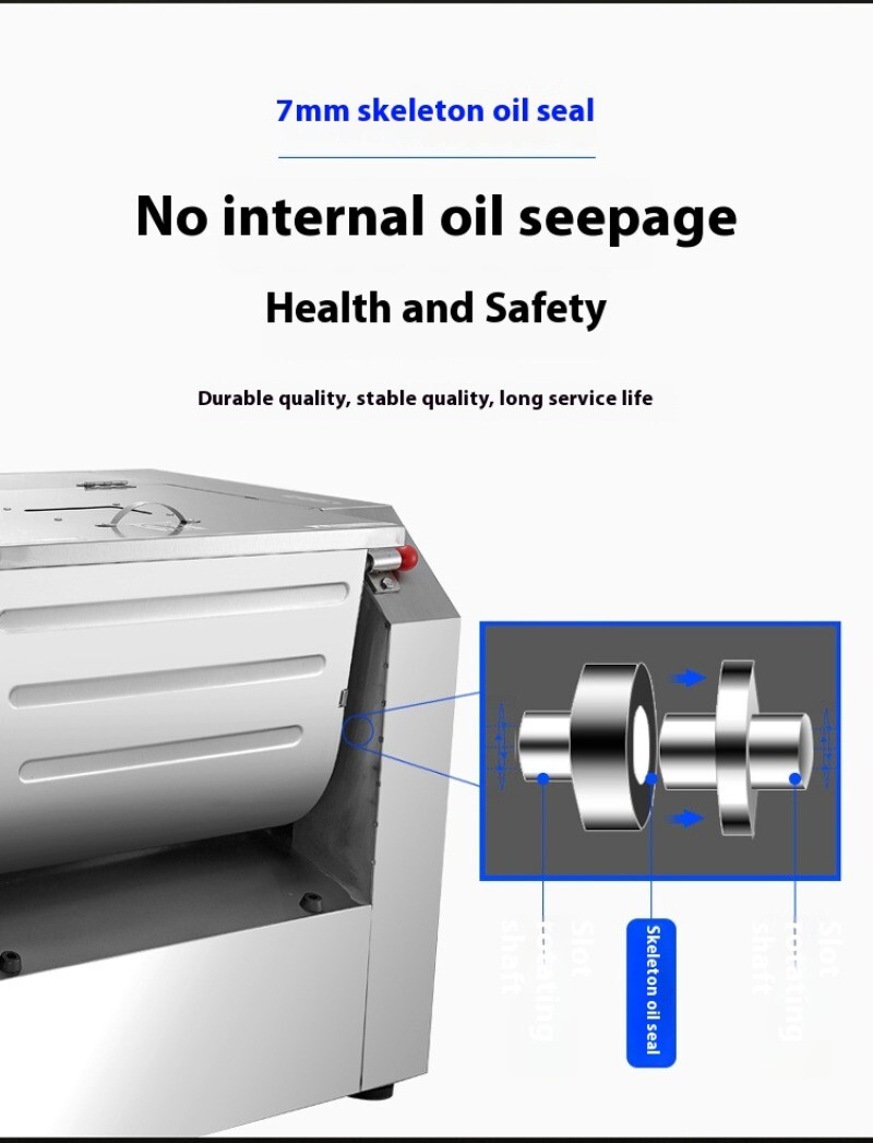 Mixing Machine Commercial 25kg 15 Automatic Kneading Beating Stainless Steel