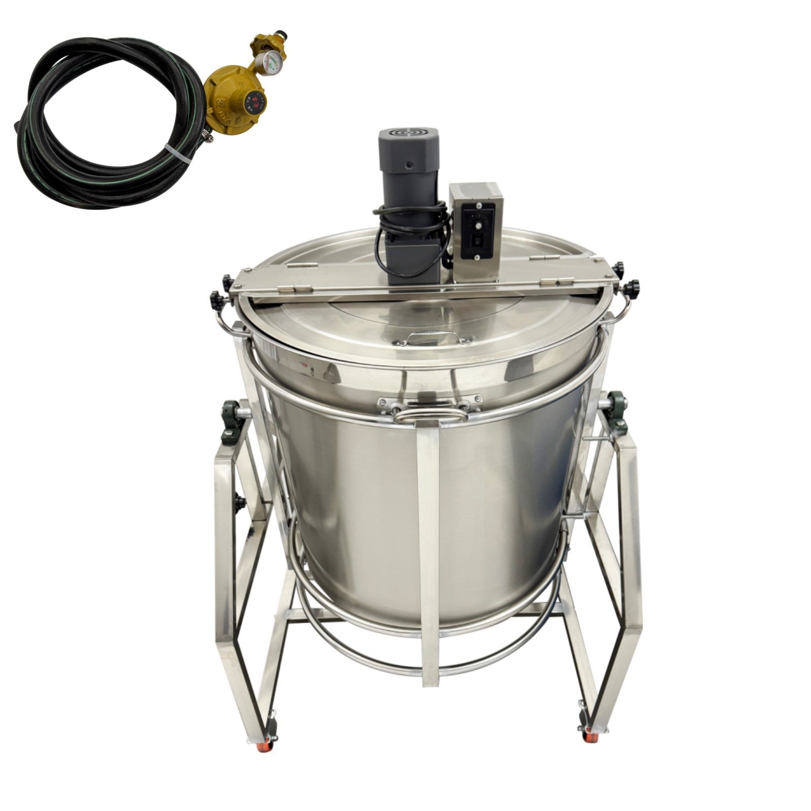 98L 25.9gal Food Mixer Hand Tilt Natural Gas and Electric Stirrer 110V 500W