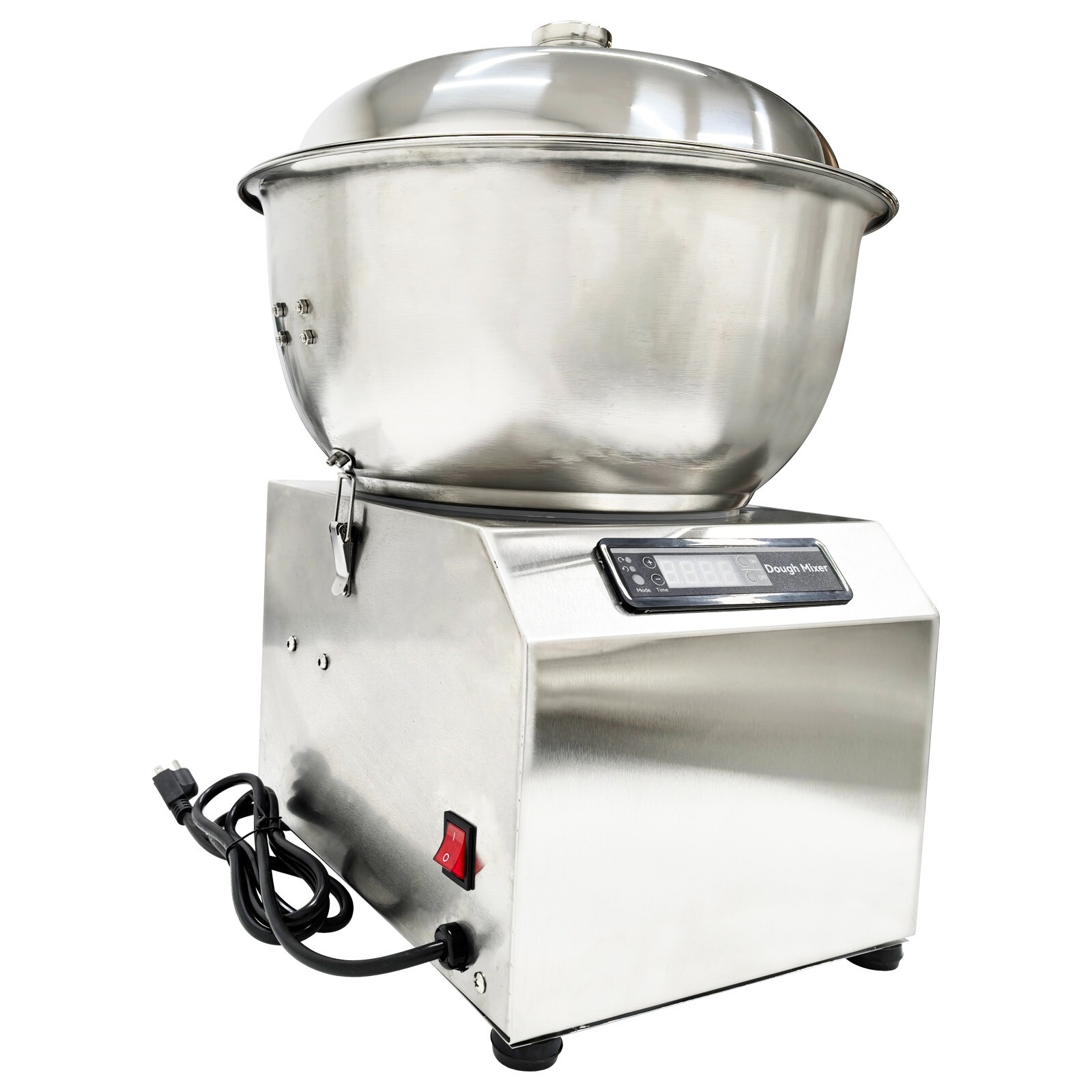 8KG Detachable Basin Type Dough Food Mixer Machine Stainless LED Screen Catering
