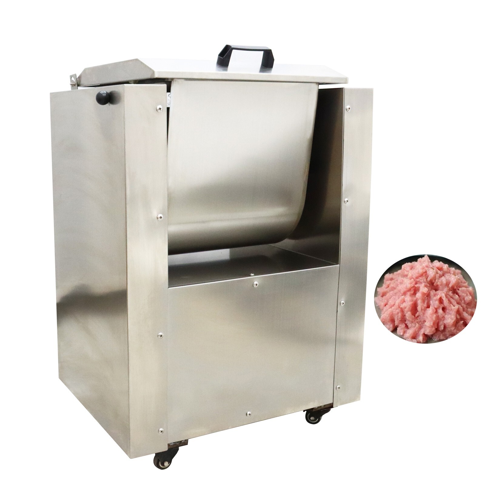110V Automatic Multi-Functional Horizontal Meat Stuffing Mixer 10.5Gallon 1.5KW