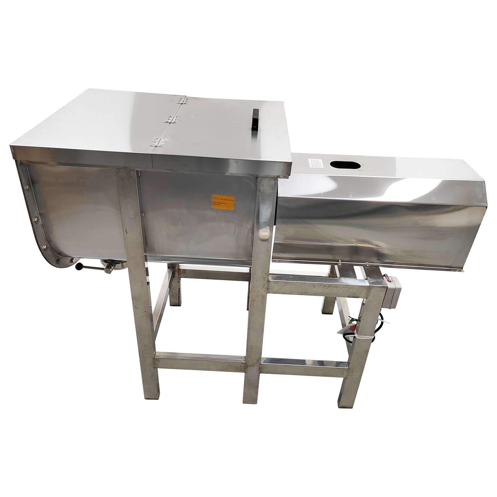 220V Commercial Dry and Wet Horizontal Mixer for Fertilizer/Sauce/Cereal etc.4HP