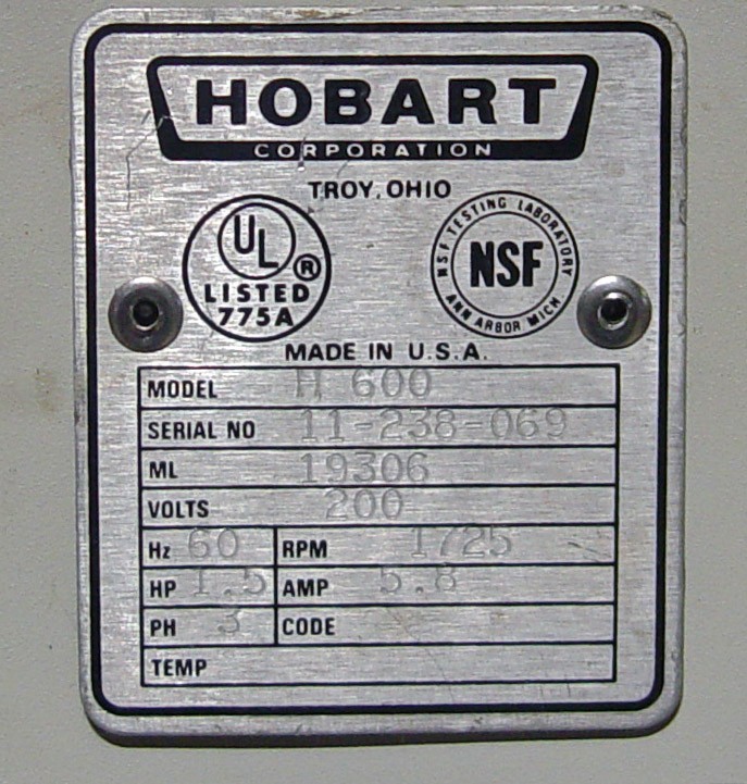 HOBART 60QT 60 QT Dough Mixer H600T 1.5/HP 3/PH-Pro Rebuild 🍕Pizza 🍩Donuts 😋
