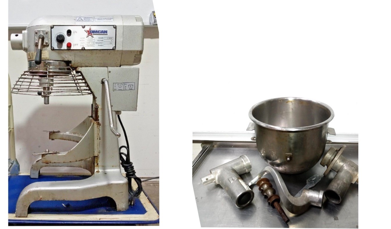 Omcan SP200AT 20 Quart Planetary Baking Dough Commercial Mixer – 3 Speed / part