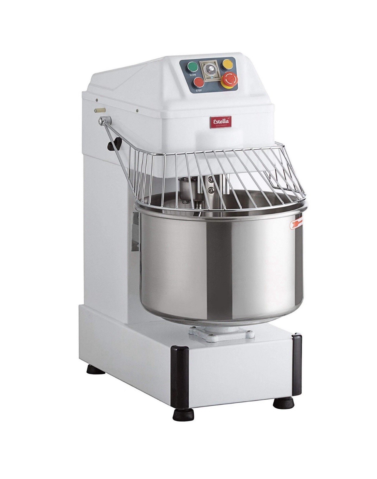 Estella SM30 30 Qt. / 42 lb. Two-Speed Spiral Dough Mixer – 120V, 2 HP