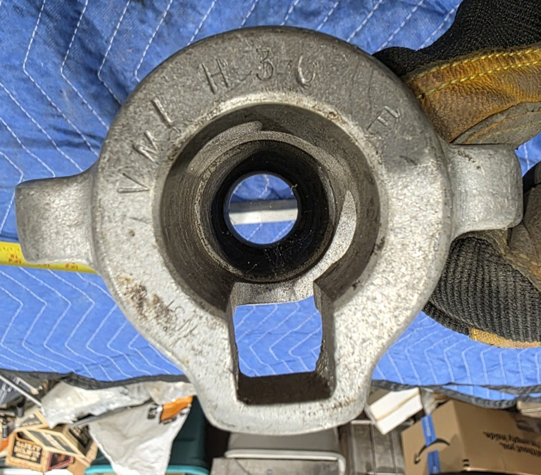 Hobart VMLH30E 30 Qt. Reducer “E” Dough Hook for VMLH Mixers