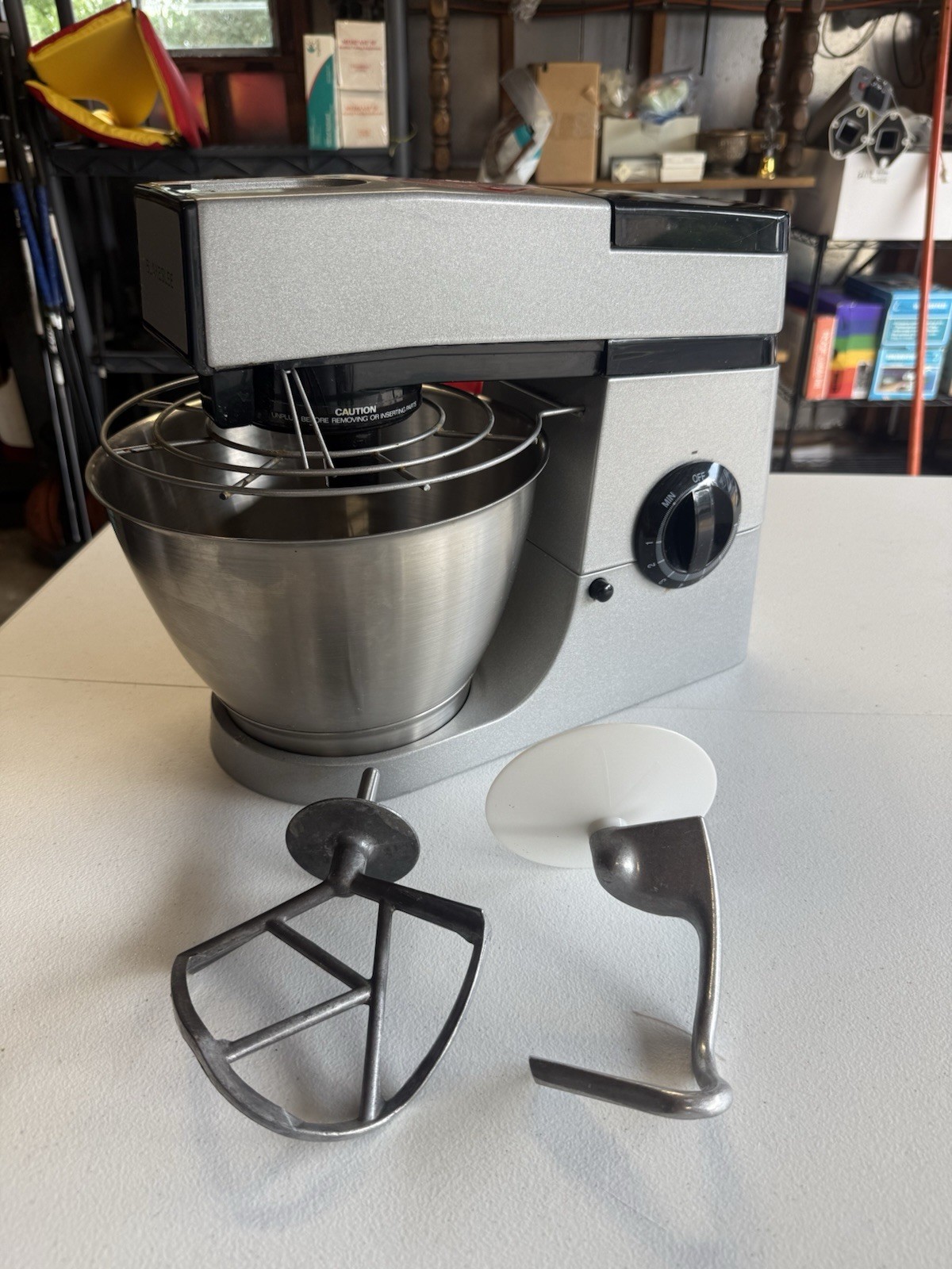 VTG Blakeslee 5 Qt Commercial Stand Mixer Kenwood Bowl Guard Attachments