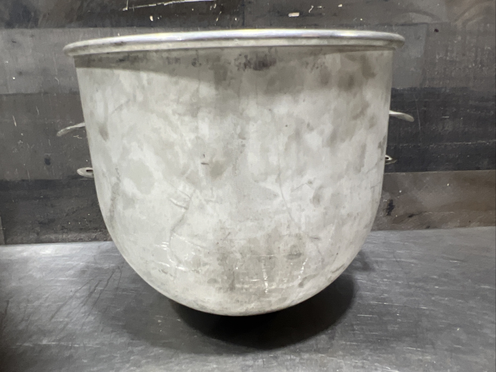 Vintage Hobart 20 QT Quart Mixer Steel Mixing Bowl Used Surplus