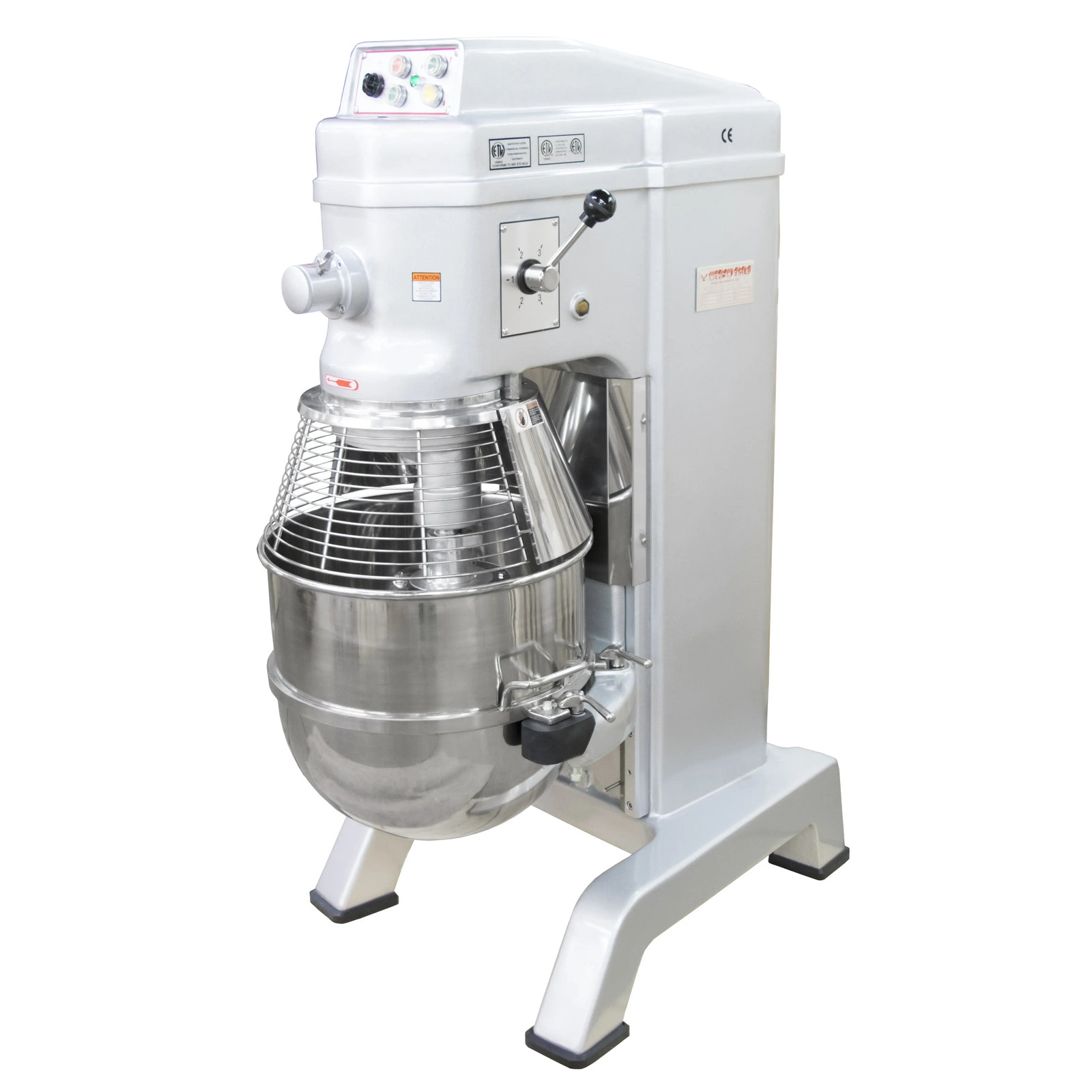 American Eagle Food Machinery 60 Qt 4-Speed Gear Driven Planetary Mixer – 3 HP