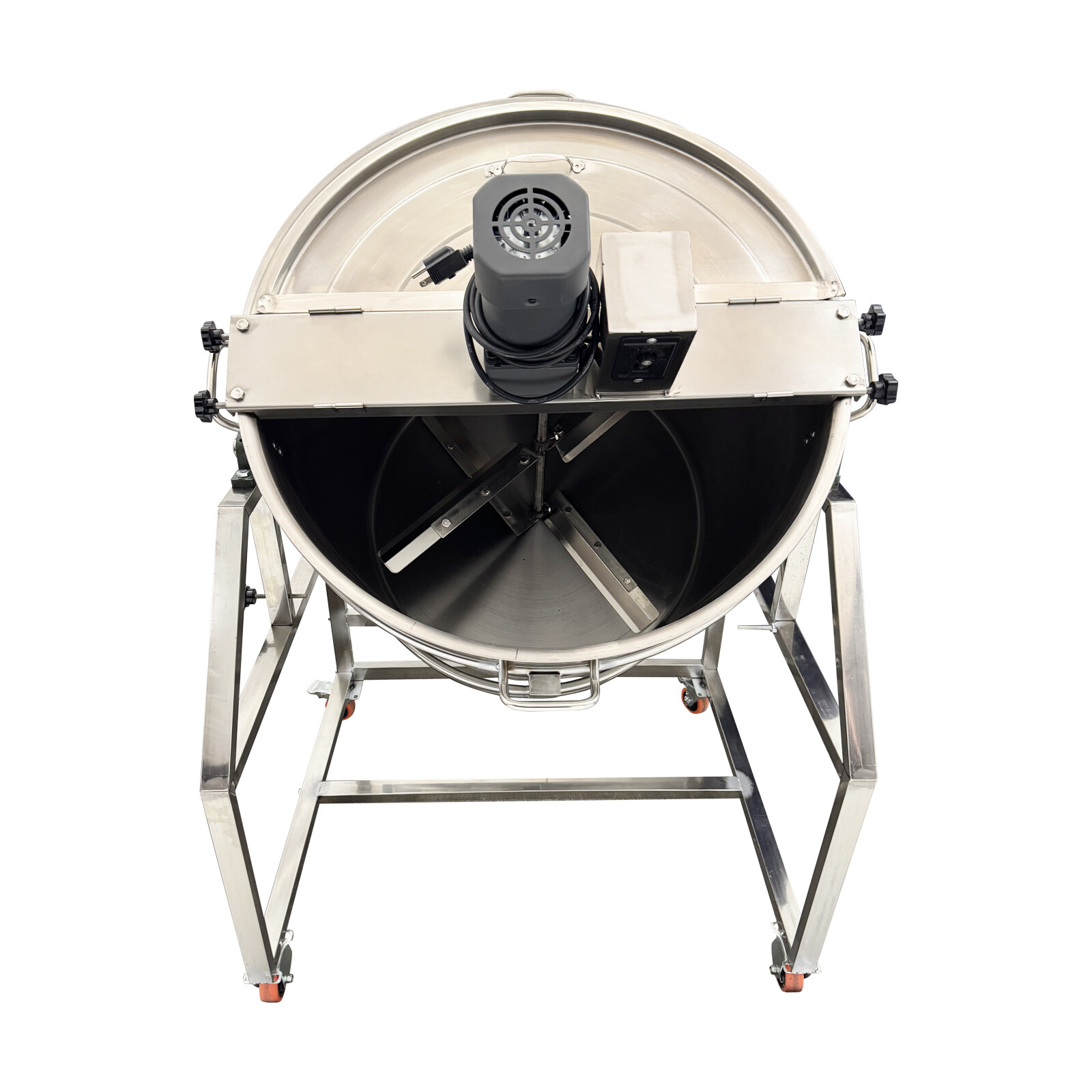 500W 50L Commercial Food Stir-frying Machine Electric Hot Pot Base Mixer 110v