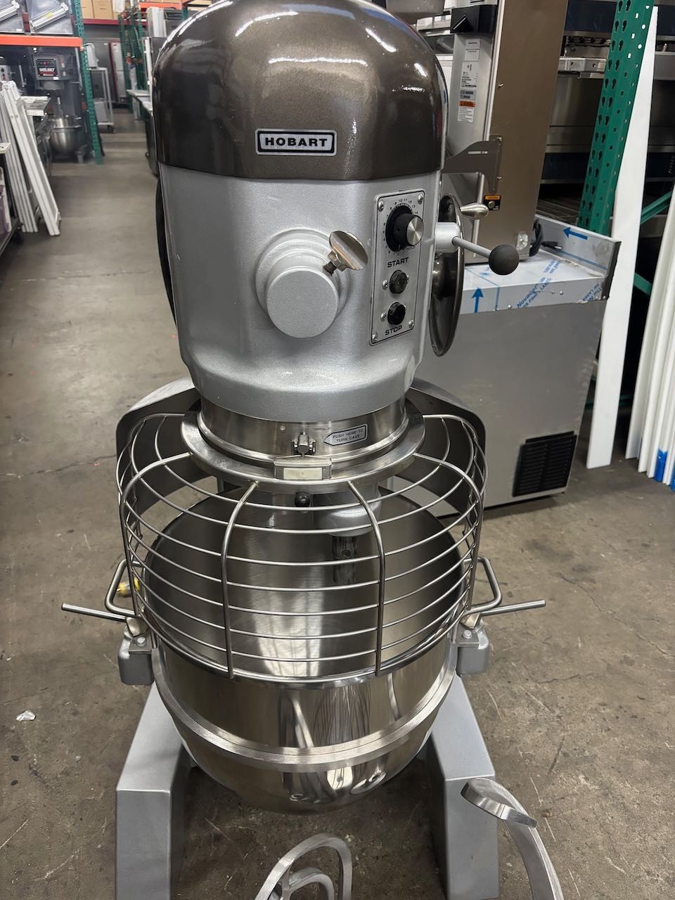 60 Quart Mixer Hobart H-600T 115V NEW Bowl Attachments Safety Cage Guard NSF Qt