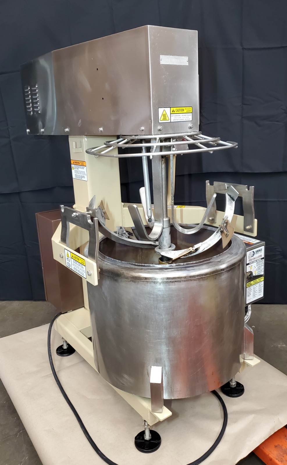 SAVAGE BROS S-92 Chief FireMixer Fudge Caramel Toffee Candy Kettle GAS