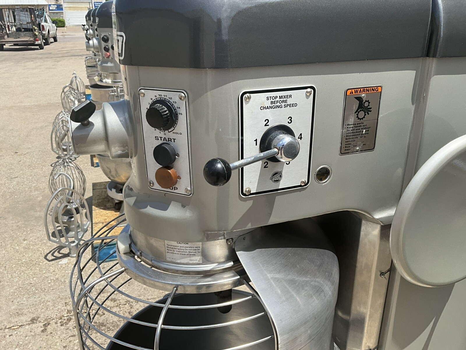 Hobart 60qt Dough mixer H600T Pizza Bakery Donut Pastry Shop bowl guard Hook 4