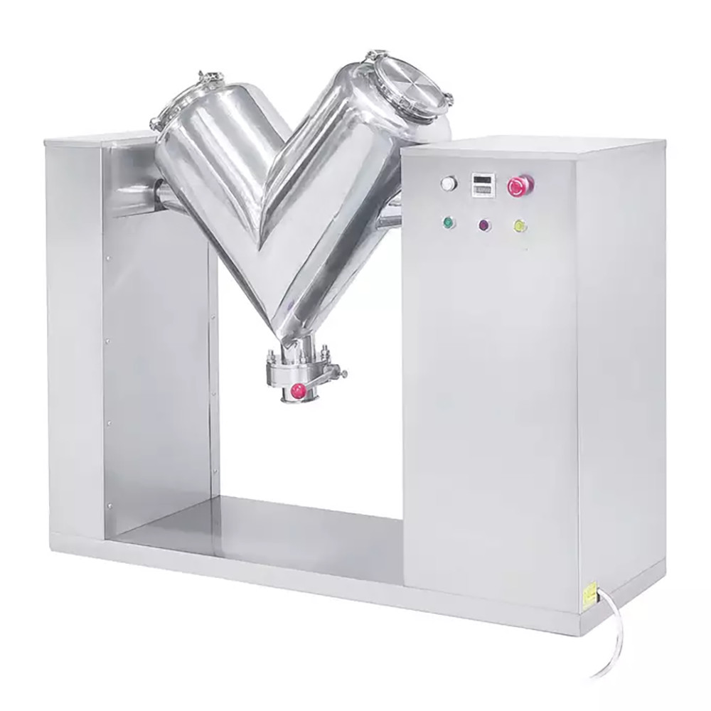 20L Powder Mixing Machine Particle Blending V-Shape Equipment Food Blender Mixer
