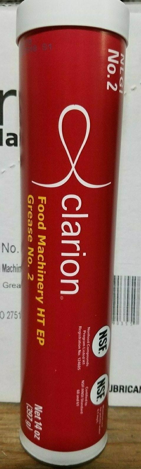 10 Pack Clarion Food Machinery HT EP Grease #2; (10) 14oz tubes
