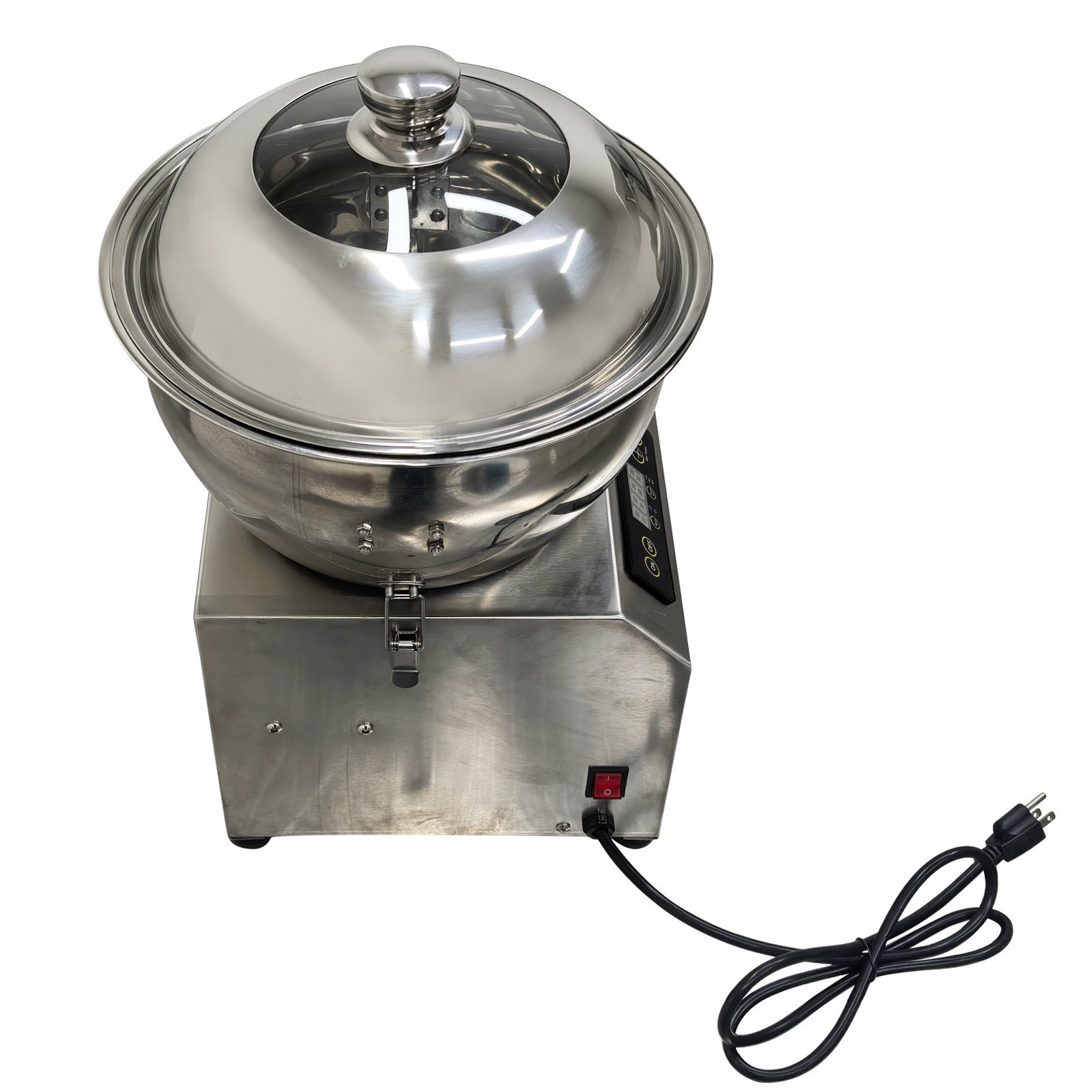 110V 8KG Detachable Basin Dough Mixer w/Heating Function Dough Kneading Machine