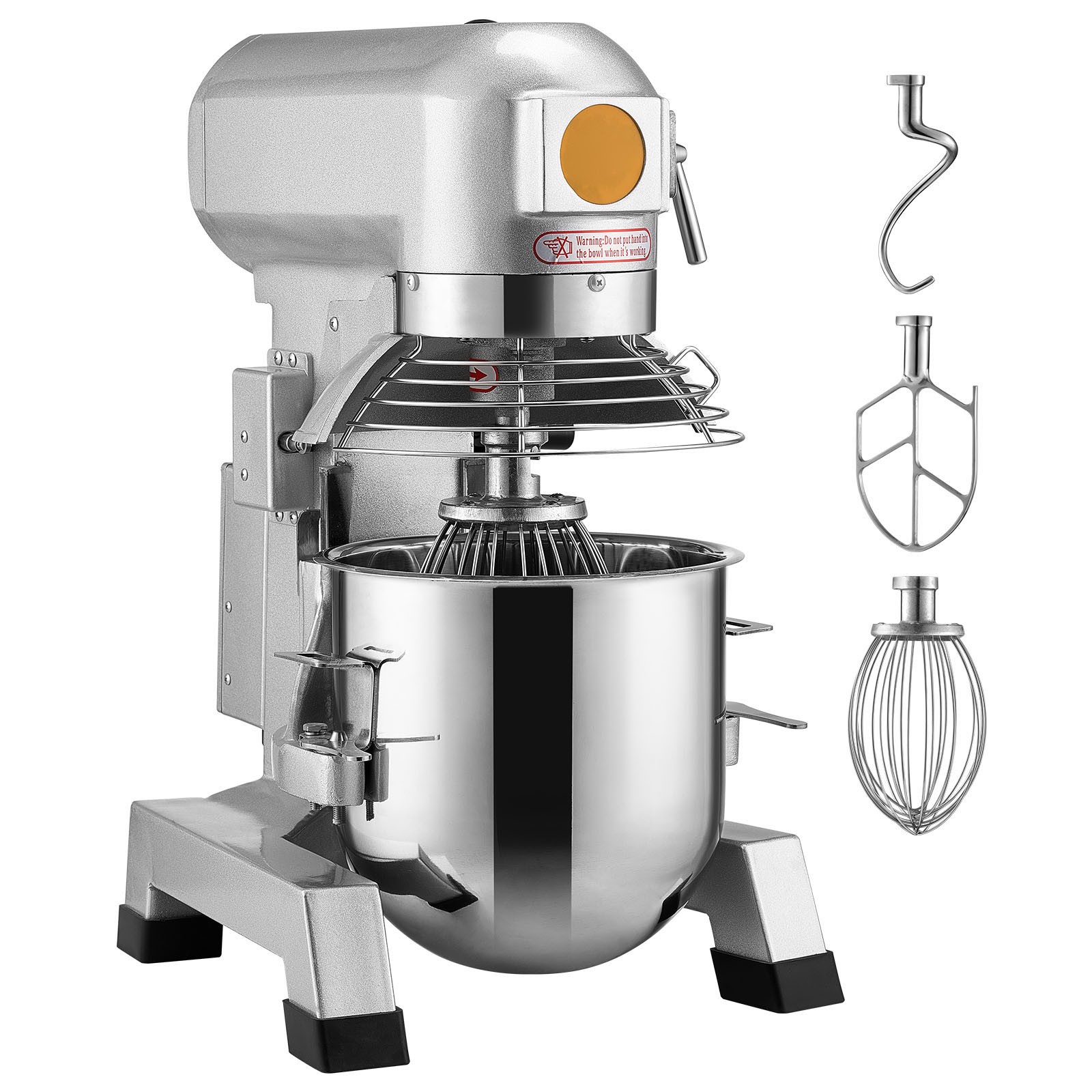 Uimoso 10Qt Commercial Electric Stand Mixer with 3 Speeds and 550W Power