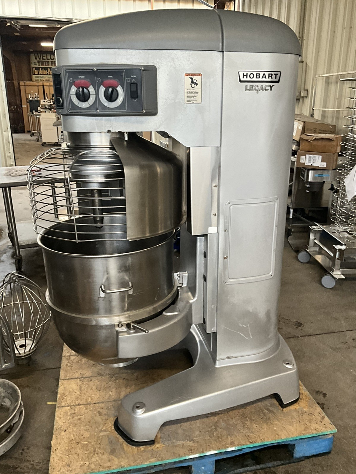 Hobart Legacy 140qt Dough mixer HL1400N Pizza Bakery Donut Pastry bowl guard C