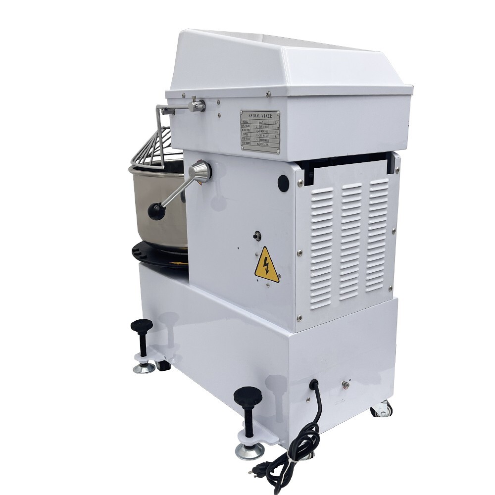 20QT Commercial Food Mixer Flour Mixer 110V Spiral Dough Mixer w/ Removable Bowl