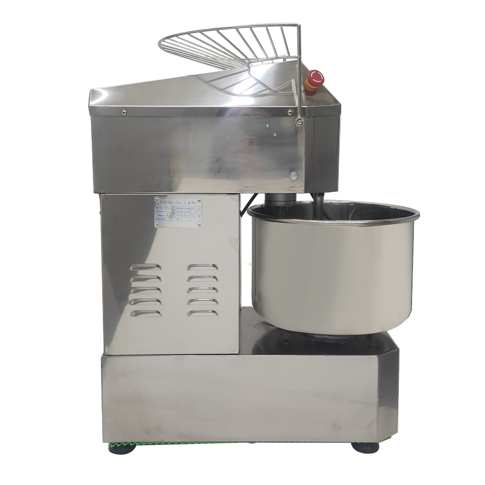 30QT Daul Action Daul Speed Dough Mixer 110V Commercial Flour Mixer Time Adjust