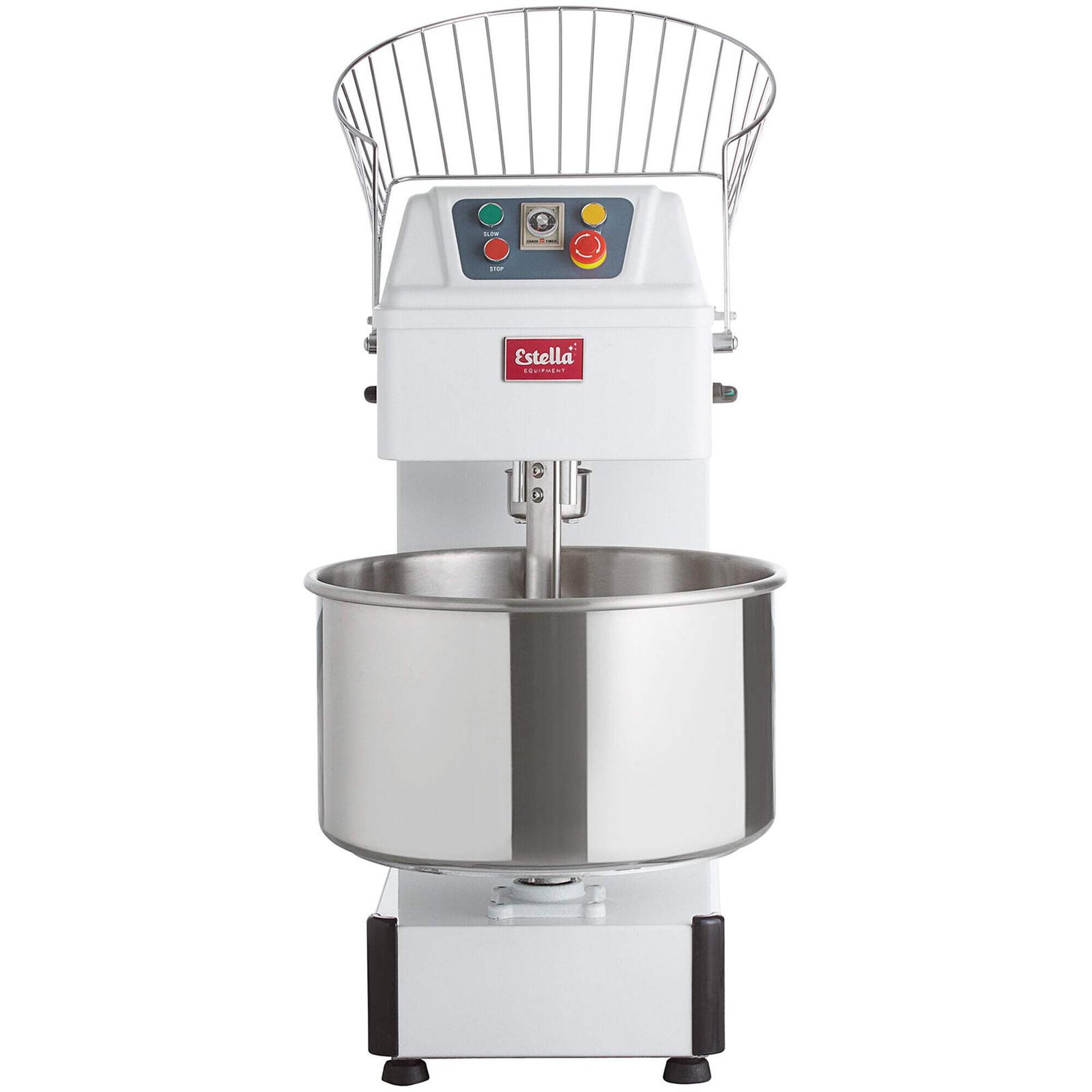 Estella SM50 50 qt. / 75 lb. Two-Speed Spiral Dough Mixer – 240V, 4 HP