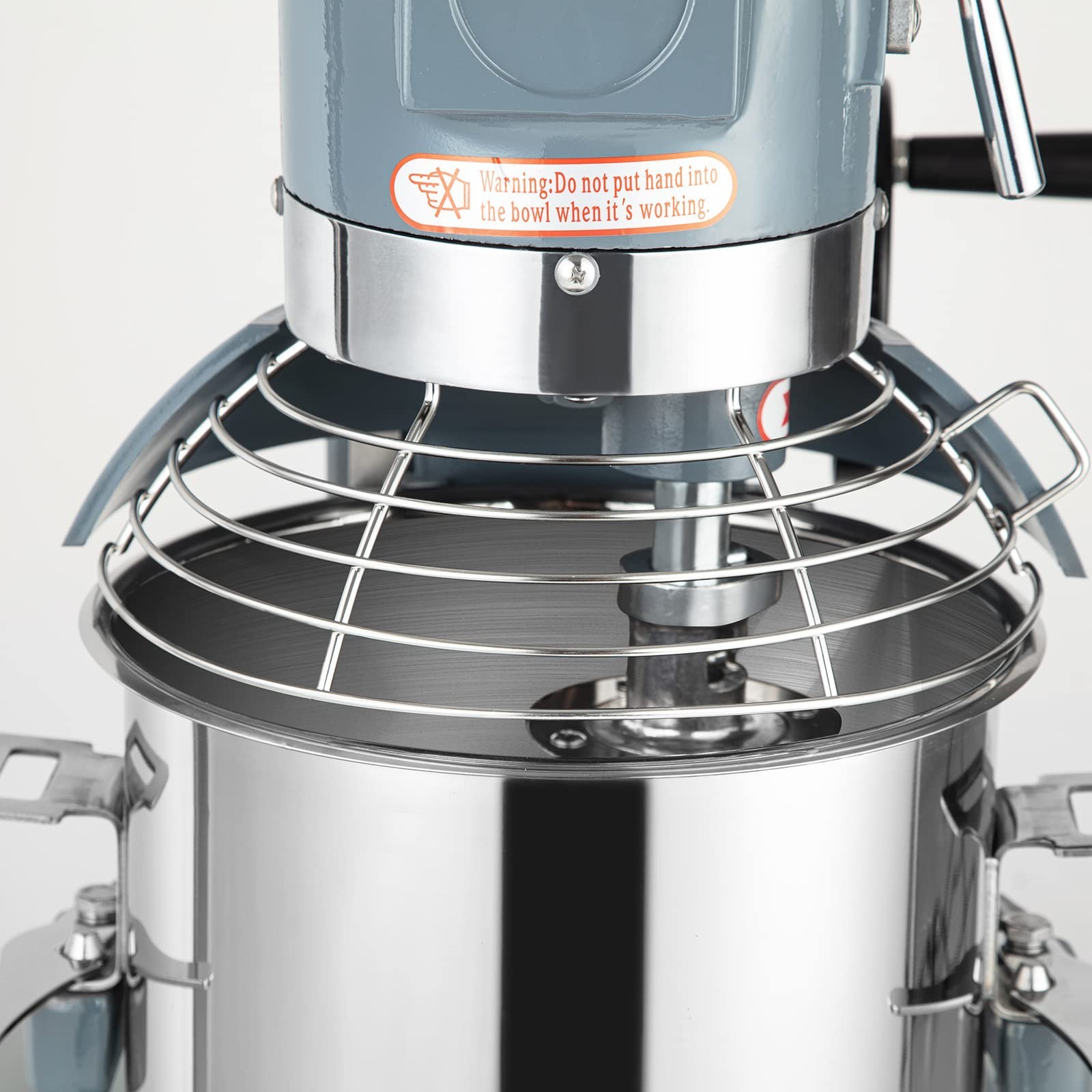 Towallmark Commercial Food Mixer 15QT 600W, Commercial Mixer 3 Speeds Adjusta…