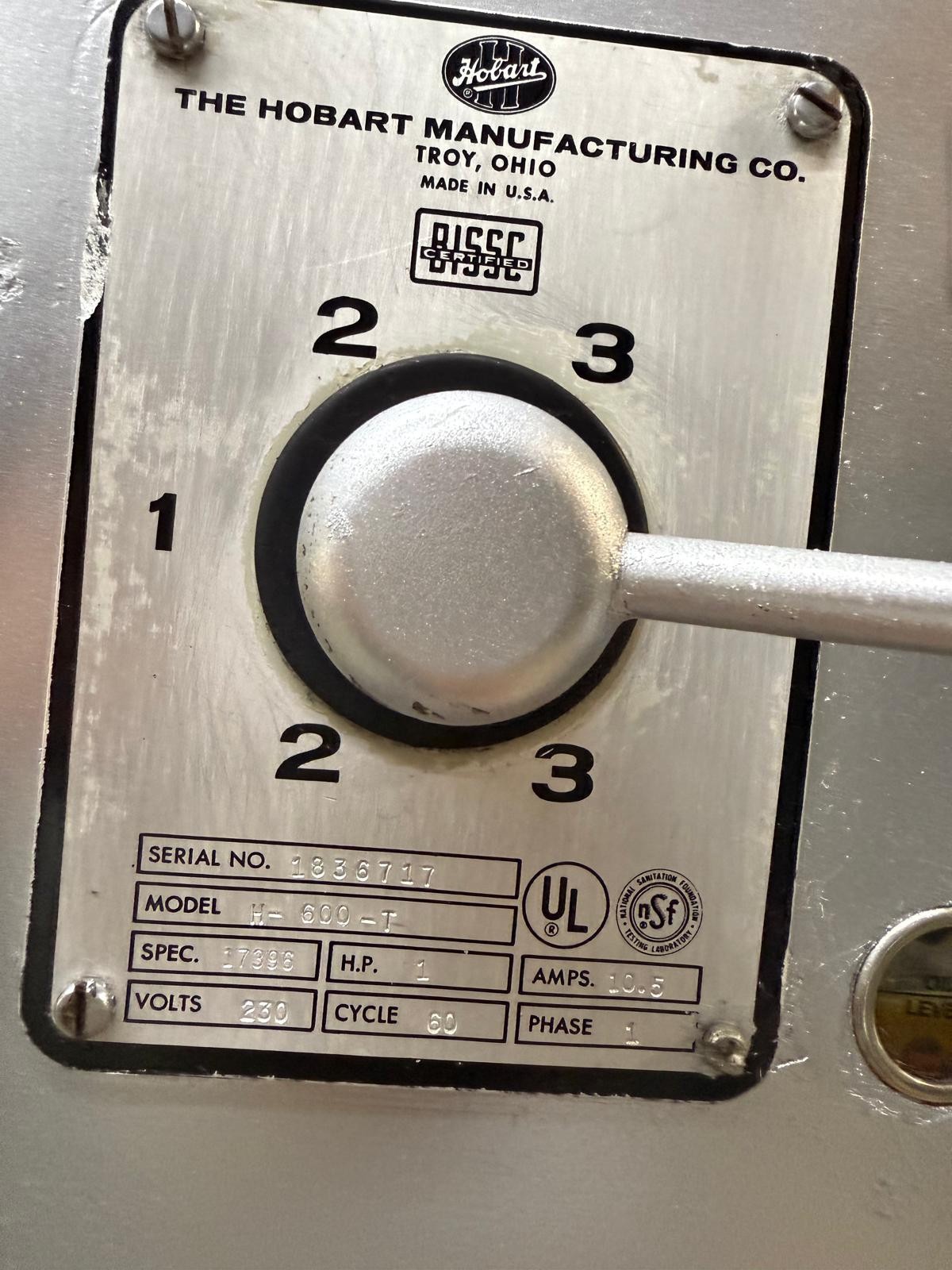 Hobart H600T 60Qt Mixer 208-230V Single Phase