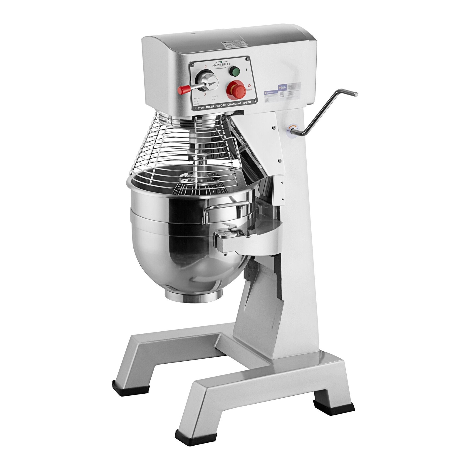 30 Qt. Planetary Floor Mixer with Guard & Standard Accessories – 120V, 2 hp