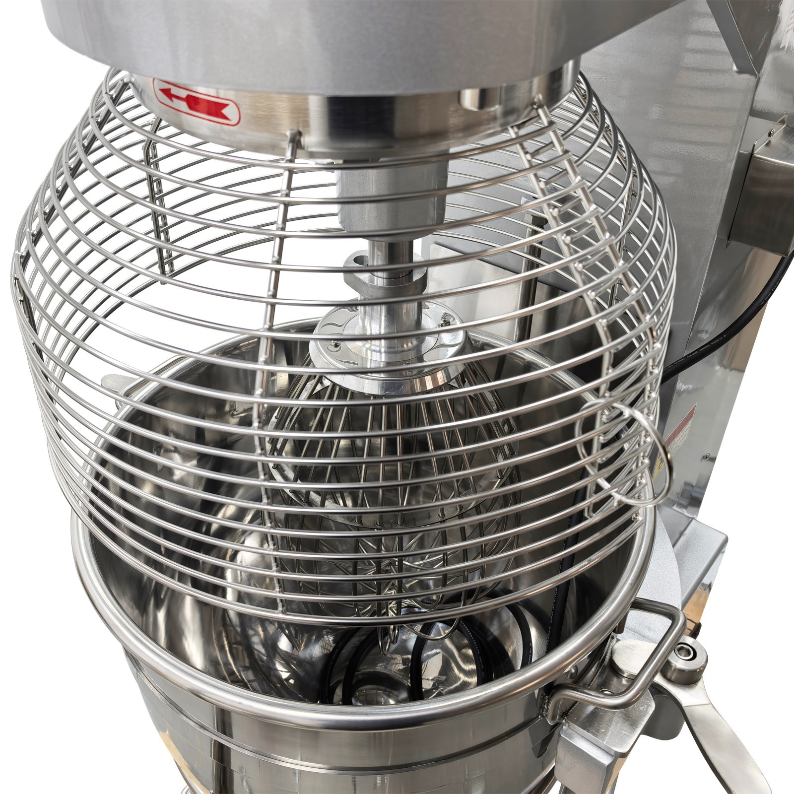 220V 60L/55 lbs Vertical Commercial Mixers Dough Mixer Machine 3-phase