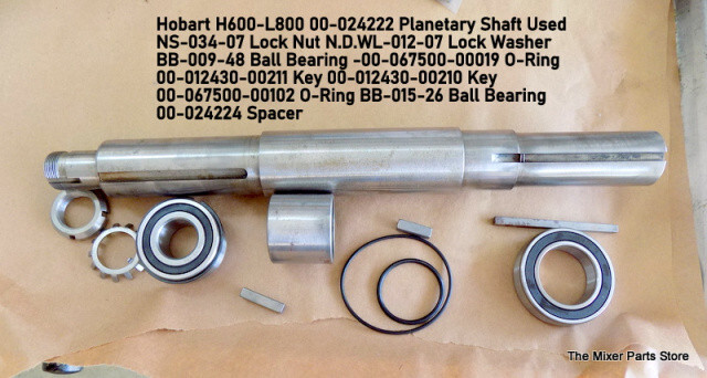 Hobart H600-L800 00-024222 Planetary Shaft Used Rest of the Parts are New NS-0