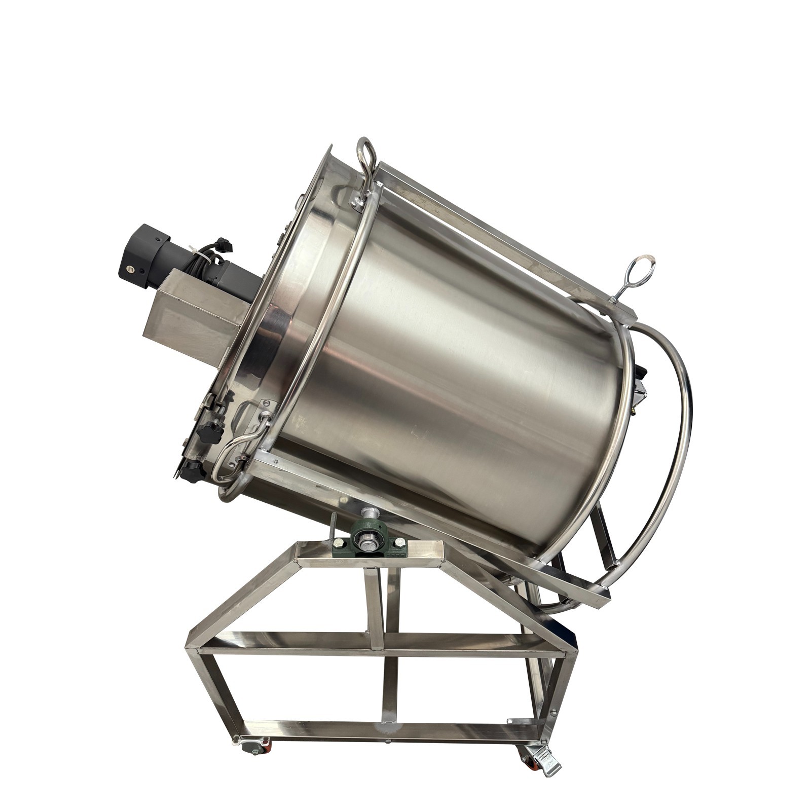 110V Automatic Electric Food Heating Stirrer Pot Stainless Steel Food Mixer