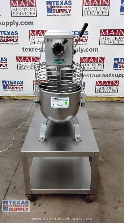 Univex 20 Quart Planetary Dough Mixer with Equipment Stand