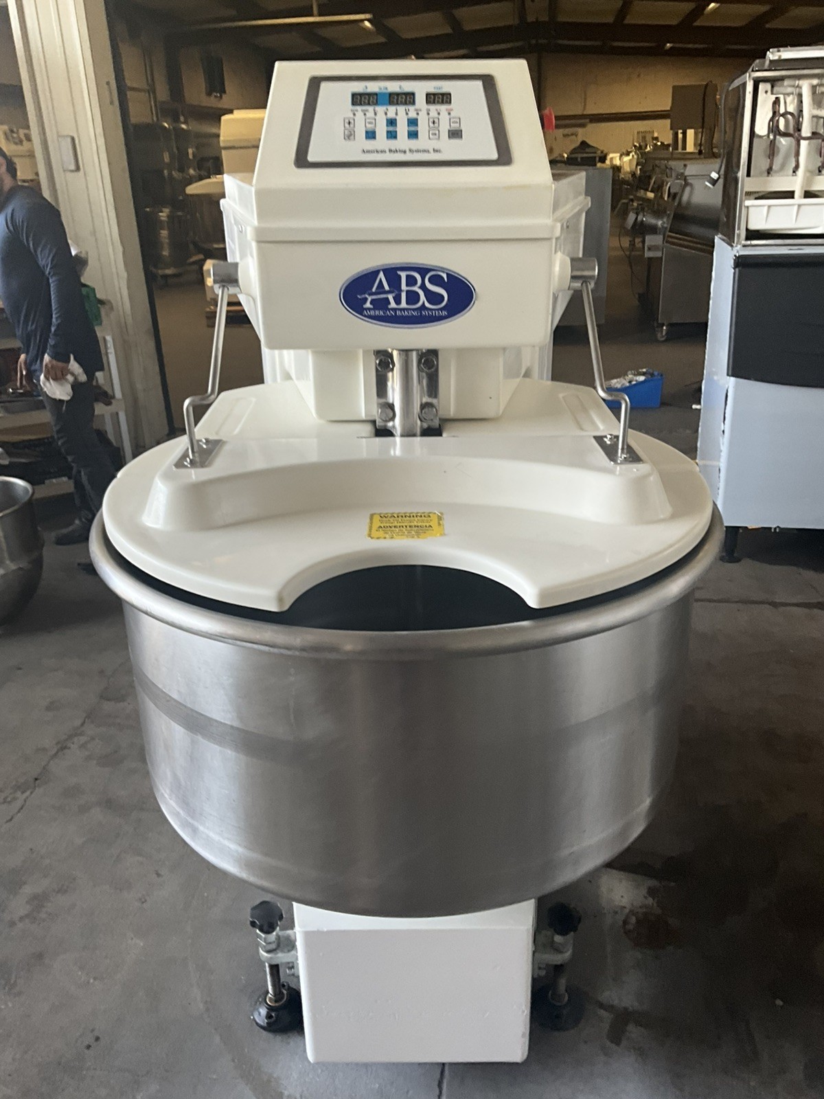 American Baking Systems 200qt SPIRAL DOUGH MIXER SM-200 BAKERY 2 SPEED ABS E