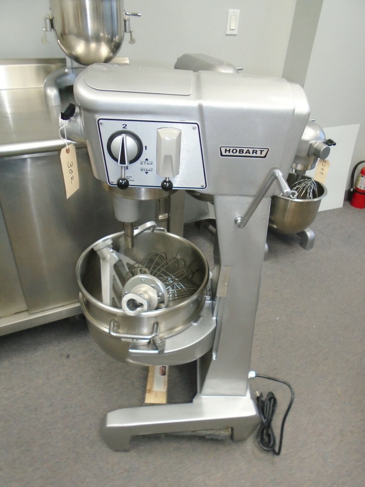 Hobart mixer D300 switch On Off Etched plate ass. 115 volt toggle switch,